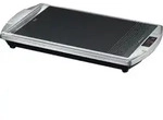 Tischgrill Cg 2308/tc, Elektro-bratplatte ,silber/schwarz - Rommelsbacher