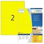 Herma Etiketten A4 Gelb 199,6x143,5mm Papier Matt 1400 St. (4565)
