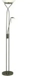 Lampe Ollie Led Deckenfluter Lesearm Messing Antik 1x 18w Led Integriert (smd),