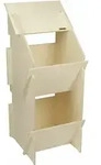Kerbl - H&uuml;hner Legenest Aus Holz F&uuml;r 10 H&uuml;hner Stecksystem, Aus Pappelholz