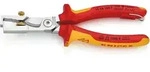 Knipex - 13 66 180 T Strix Abisolierzangen Mit Kabelschere Verchromt Vde 180 Mm