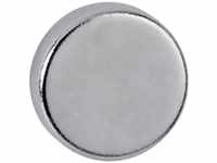 Neodym Magnet (ø x h) 10 mm x 3 mm Scheibe Silber 10 St. 6166396 - Maul