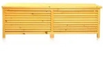 Melko Auflagenbox Holz Kissenbox Gartenbox Auflagen Truhe Gartentruhe Ger&auml;tetruhe