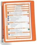 Fp - Wandhalter 5 Sichttafeln Orange M.profilrahmen Durable