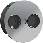 Bachmann Bachmann Twist Innenraum 2ac-ausgnge 2m Chrom Verlngerungskabel (931.021)