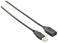 Renkforce - USB-Kabel usb 2.0 usb-a Stecker, usb-a Buchse 10.00 m Schwarz...