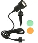 Briloner - Led Au&szlig;enleuchte Erdspie&szlig; Drehbar Gu10 Ip44 3 W Schwarz Kunststoff