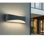 Trio - Led Au&szlig;enwandleuchte Konda In Anthrazit Mit Up- & Downbeleuchtung, Ip65