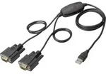 Digitus - Usb 1.1, Seriell Adapter [1x Usb 2.0 Stecker A - 2x D-sub-stecker 9pol.]