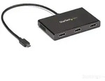 Startech - Com Usb-c Splitter Splitter Auf 3 Hdmi Ports - Hub Hub Concentrator Mst