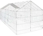 Wiltec Freilaufgehege Kaninchen 180 X 75 X 75 Cm, Au&szlig;engehege Und Kleintierstall
