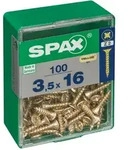 Spax - Universalschrauben 3.5 X 16 Mm Pz 2 Senkkopf - 100 Stk. Holzschrauben