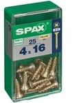 Spax - Universalschrauben 4.0 X 16 Mm Pz 2 - 25 Stk. Holzschrauben