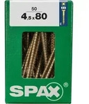 Spax - Universalschrauben 4.5 X 80 Mm Pz 2 - 50 Stk. Holzschrauben