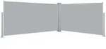 Ausziehbare Seitenmarkise 160x600 Cm Grau - Vidaxl