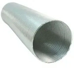 Alu-flexrohr &Oslash; 125 Mm Au&szlig;en 500 - 2500 Mm Silber L&uuml;ftungsrohre - Marley