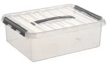 Aufbewahrungsbox 10l Transparent 40 X 30 X 11 Cm Boxen, K&ouml;rbchen & Kisten - Sunware