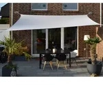 Vierecksonnensegel 300 X 400 Cm - Polyester - Farbe Silbergrau