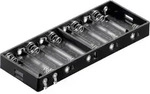 Goobay - 11986 Batteriehalter 10x Mignon (aa) L&ouml;tanschluss (l X B X H) 151 X 57.3 X
