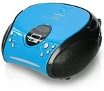 Lenco - Scd-24 - Ghettoblaster - Schwarz, Blau (scd24blau/schwarz)