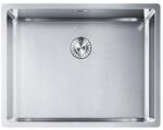 Franke Einbausp&uuml;le Box Bxx 210/110-50 Edelstahl, Druckknopfventil