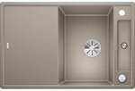 Blanco Einbausp&uuml;le Axia Iii 45 S Silgranit Mit Holzschneidbrett, Infino, Tartufo