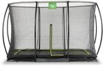 Exit Toys - Exit Silhouette Bodentrampolin 244x366cm Mit Sicherheitsnetz - Schwarz