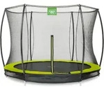 Exit Silhouette Bodentrampolin &Oslash;244cm Mit Sicherheitsnetz - Gr&uuml;n
