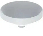 Geberit Variform Einbauwaschtisch Rund, 400mm, Ohne Hahnloch,