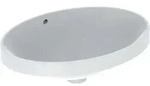 Variform Einbauwaschtisch Oval, 550x400mm, Ohne Hahnloch, - Geberit