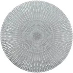 Platzset 'cut Out' Kunststoff, Rund, Silber