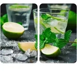Herdabdeckplatte Universal Mojito 2er Set, F&uuml;r Alle Herdarten, Mehrfarbig,