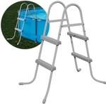 Poolleiter Bestway Schwimmbeckenleiter 84 Cm Grau