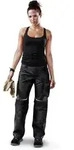 K&uuml;bler Workwear - K&uuml;bler Damenhose Pulsschlag High Schwarz/anthrazit Gr. 46