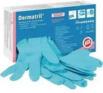 Honeywell - Kcl Einweghandschuhe Dermatril 740 Gr.7 Blau Nitril En 374,en 455 Kat.iii