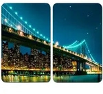 Herdabdeckplatte Universal Brooklyn Bridge 2er Set, F&uuml;r Alle Herdarten, Mehrfarbig,