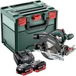 Metabo Ks 18 Ltx 57 Akku Handkreiss&auml;ge 18 V 165 Mm + 2x Akku 8,0 Ah +...