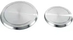 Lgvshopping - Wenko Herd-abdeckplatten Edelstahl 4er Set, Rostfrei, Silber Gl&auml;nzend,