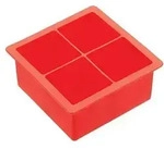 Barcraft - Silikon-eisk&uuml;bel Gro&szlig;, Rot, 11 X 11 X 4,5 Cm