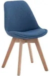 Esszimmerstuhl Borneo Stoff Blau Natura