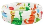 Planschbecken, 3 Aufblasbare Ringe, 61 X 22 Cm, 33 Liter, F&uuml;r Kinder Von 1&ndash;3