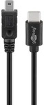 Goobay Usb 2.0 Adapterkabel Mini-b/c, 0,5 M