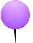 Stehlampe - Toula - Wei&szlig; - Kunststoff - &Oslash; 30cm - E27 - - Globo
