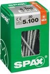 Spax - Universalschrauben 5.0 X 100 Mm Tx 20 - 30 Stk. Holzschrauben