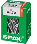 Spax - Universalschrauben 4.5 X 70 Mm Tx 20 Senkkopf - 50 Stk. Holzschrauben