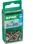 Spax - Universalschrauben 3.5 X 20 Mm Tx 15 - 25 Stk. Holzschrauben