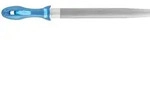 11235308 Werkstattfeile Halbrund-spitz Kreuzhieb 3 Inkl. Ergonomie-feilenheft L&auml;nge