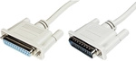 Seriell Anschlusskabel [1x D-sub-stecker 25pol. - 1x D-sub-buchse 25pol.] 3.00 M