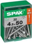 Spax - Universalschrauben 4.5 X 50 Mm Tx 20 - 30 Stk. Holzschrauben