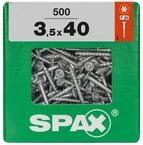 Spax Universalschrauben 3.5 X 40 Mm Tx 20 - 500 Stk. Holzschrauben
